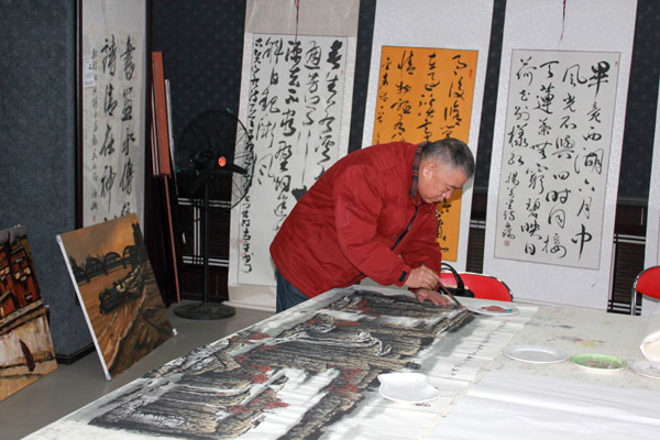郝立辛国画作品展及“画家日”活动将于在兰1月16日开幕