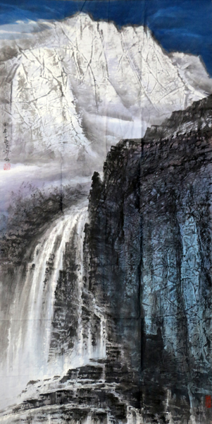 成功书画网（微）拍第四十五期拍卖——向中林山水画