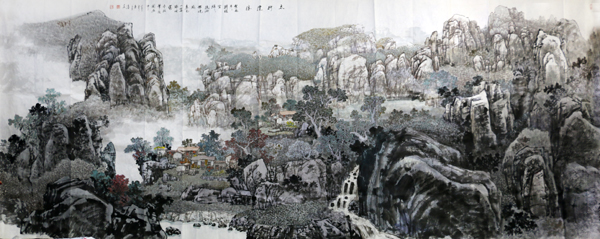 潘真多幅山水佳作抒写壮美河山