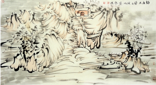 罗治安画作入成功书画网（微）拍第四十七期