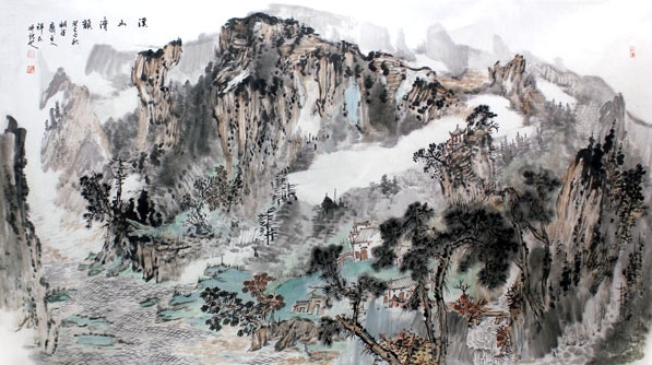 成功书画网（微）拍第四十七期拍卖——孔祥民《溪山清韵