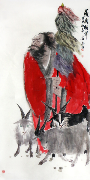 画家安奇最新人物画作品欣赏