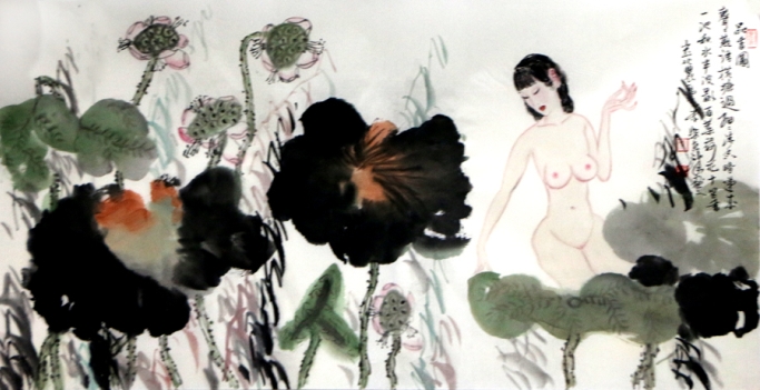 成功书画网（微）拍四十九期作品介绍——柴京津人物画作