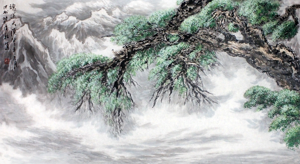 成功书画网（微）拍四十九期作品介绍——张凌超画作《魂