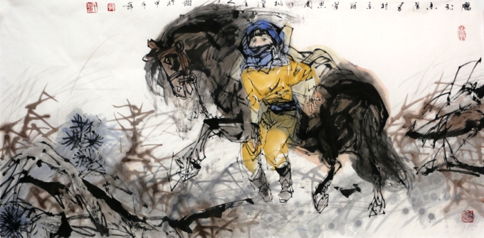 成功书画网（微）拍四十九期作品介绍——于志学人物画作