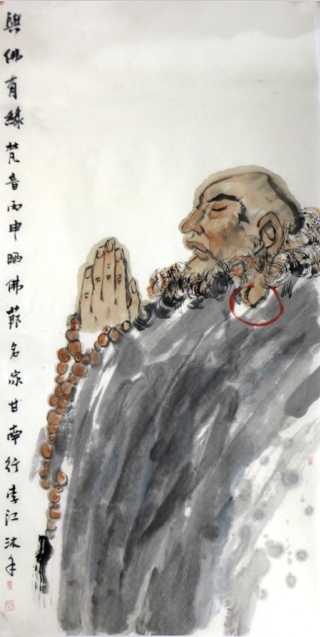 成功书画网（微）拍四十九期作品介绍——李江人物画作品