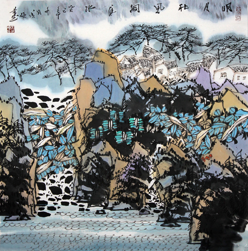 成功美术馆签约画家王成硕作品赏析