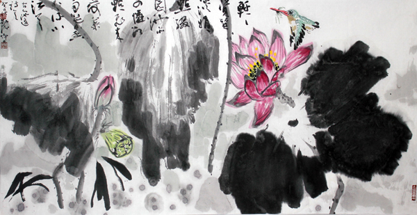 书画家陆勤德作品赏析