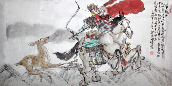 激情澎湃的军魂画者——柴京津年度人物作品赏析