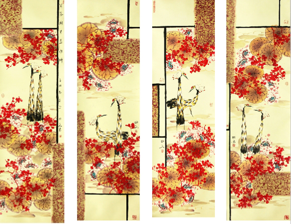 画家吴田玉参加2014“晒佛节采风”活动