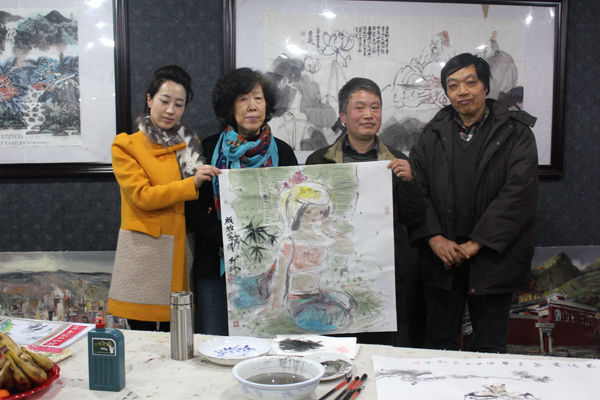 毛水仙教授“晒佛节”采风笔会创作《版纳风情》