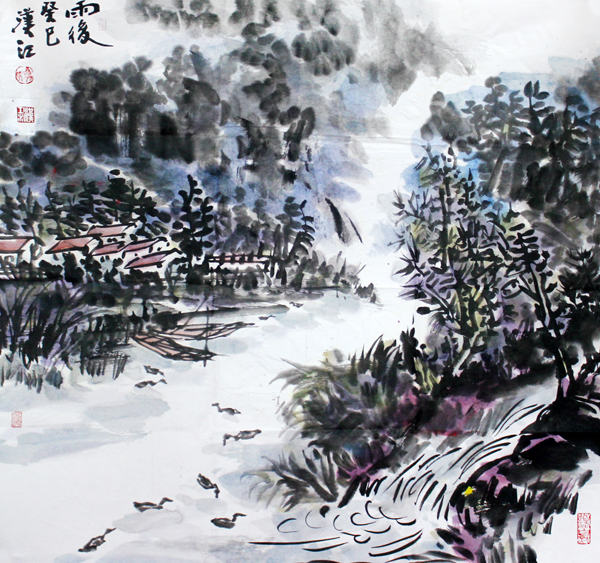 水墨写尽江南隽美——画家冯汉江国画赏析
