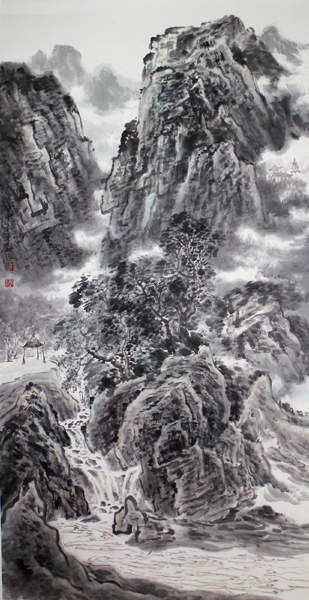 意由景生 雄奇秀韵——刘波精品画作赏析