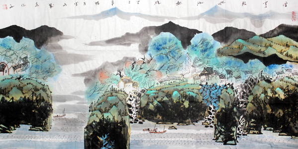 兰州成功美术馆王成硕最新国画精品