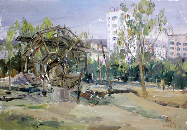 色彩中的那片热土——油画家盛沉作品赏析