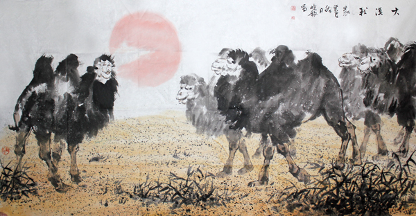 王晓银国画作品将在《神州诗书画报》刊登