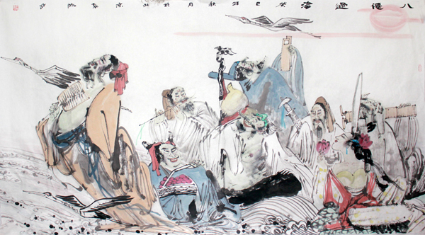水墨写尽人物造型——袁鹏飞人物绘画作品赏析