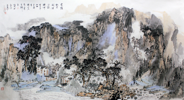 赋情墨彩写就新山——画家孔祥民山水赏析
