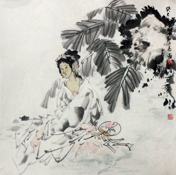 画作弘扬时代气息——刘艺青人物画作赏析