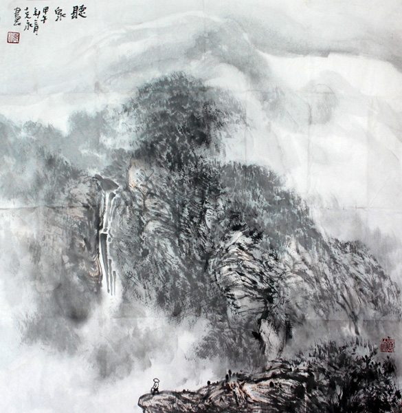 著名山水画家陈克永画作将在《神州诗书画报》刊登