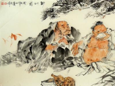 笔墨中的生活语言——温海峰人物画欣赏
