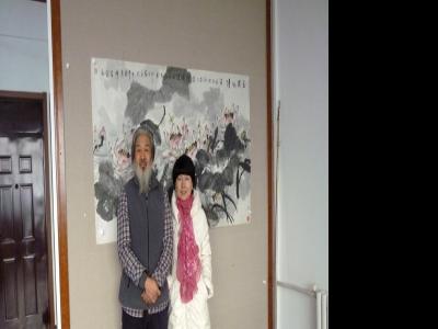 甘肃成功书画艺术研究院代表在京拜访河北美协副主席南恽