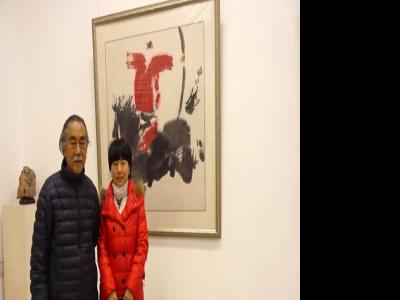 甘肃成功书画艺术研究院代表在京拜访北京画院画家贾浩义
