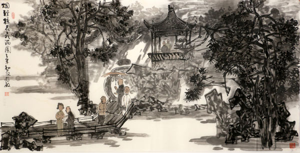 9月24日著名国画艺术家周矩敏“画家日”将在成功美术馆举