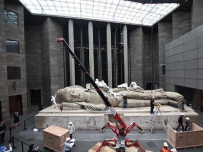 澳国立美术馆展出3D打印中国卧佛 寓意和谐宽容