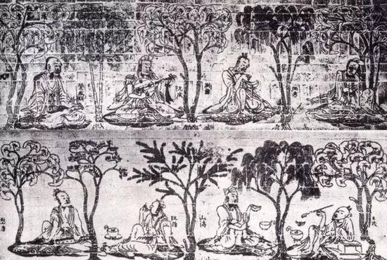 南博藏品登《国家宝藏》：竹林七贤与荣启期砖画