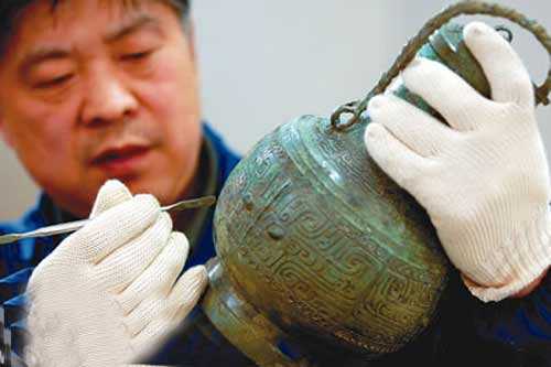 中国加强可移动文物保护 5年来修复文物4万余件