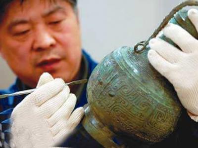 中国加强可移动文物保护 5年来修复文物4万余件