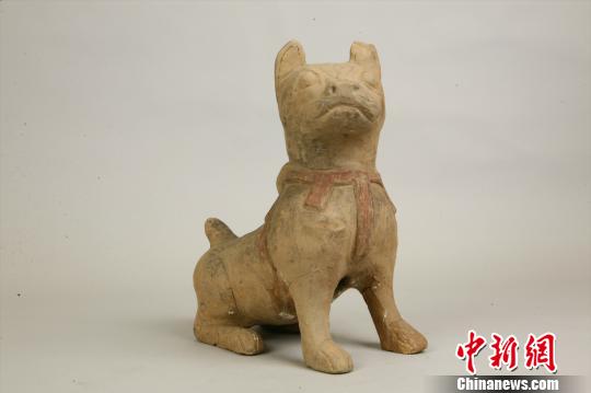 重庆展出狗文物珍品 汉代千年萌宠吸睛
