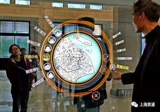 ▲观众互动多媒体装置
