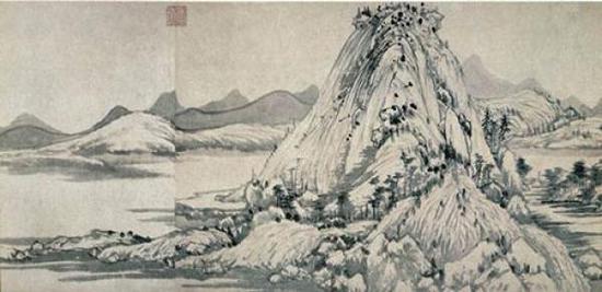 《富春山居图（局部）》，元 黄公望