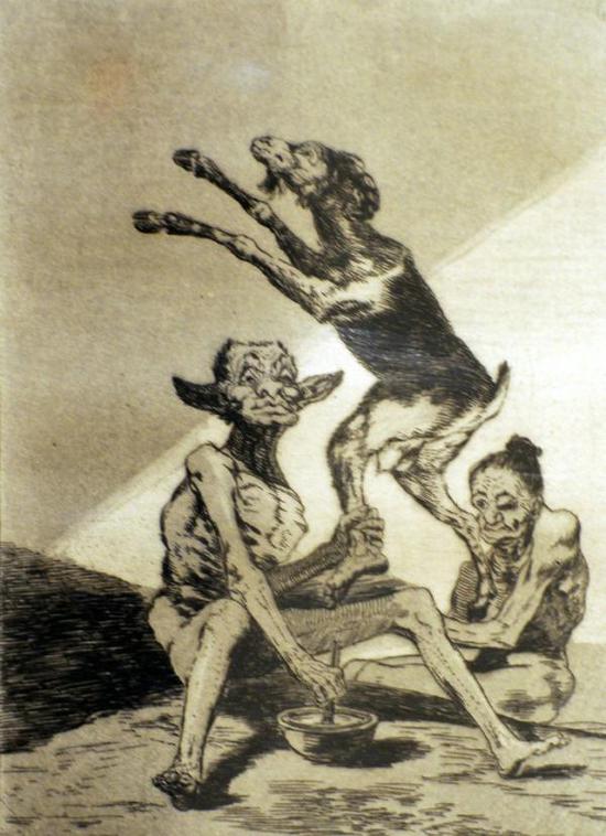 弗朗西斯科·德·戈雅《奇想集》中的版画