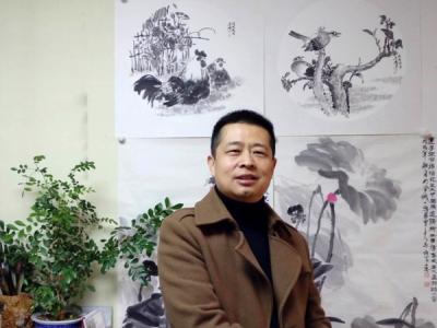 实力派画家马鸣助力"墨华新岁迎新春书画展"
