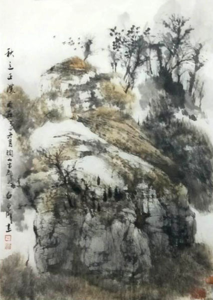 笔墨精妙 大象雄奇——赏读著名画家白云乡先生（壬寅贺新春成功美术馆馆藏名家）作品有感