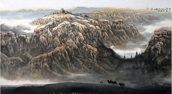 峥嵘关山  唐哉皇哉——郭文涛先生画作赏读