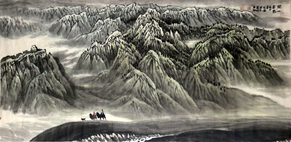 峥嵘关山  唐哉皇哉——郭文涛先生画作赏读