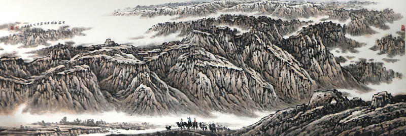 写照生动 古道新韵——读“名家书画贺新春鉴赏展”著名山水画家郭文涛先生作品有感