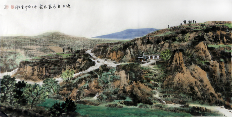 形塑高原 丘壑藏神——浅谈当代著名山水画家李呈修先生“黄土系列”画作