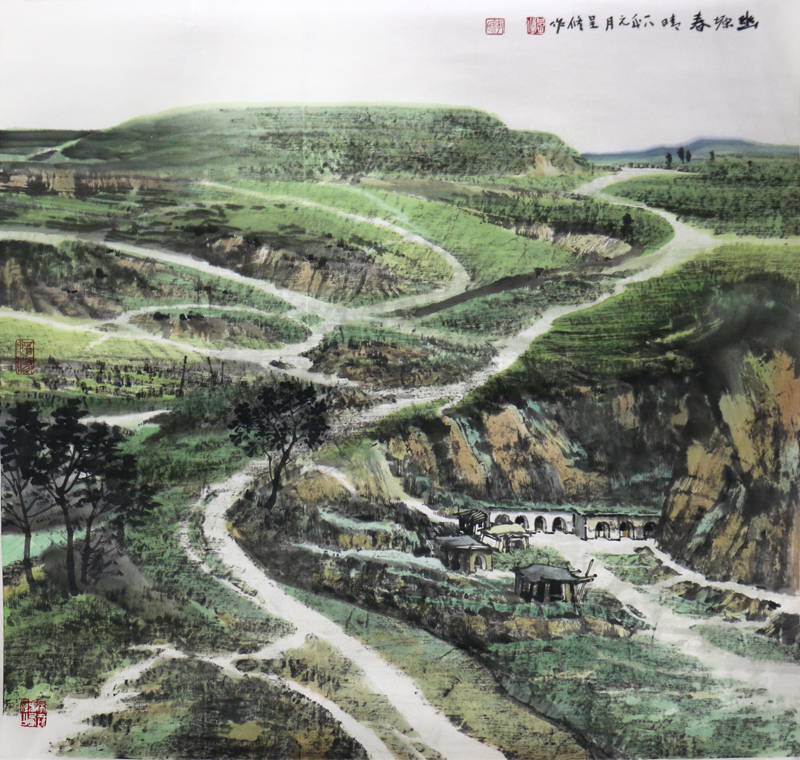 形塑高原 丘壑藏神——浅谈当代著名山水画家李呈修先生“黄土系列”画作