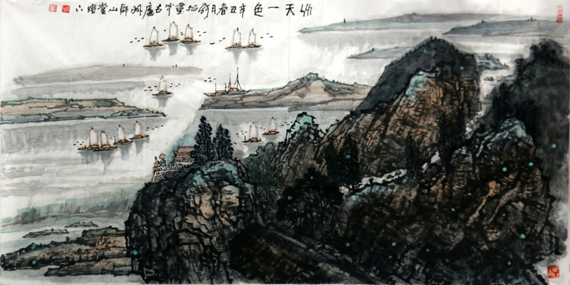 皖山徽水 神韵沛然——赏读安徽美协名誉主席张松先生画作（《西部成功书画家》刊载）有感