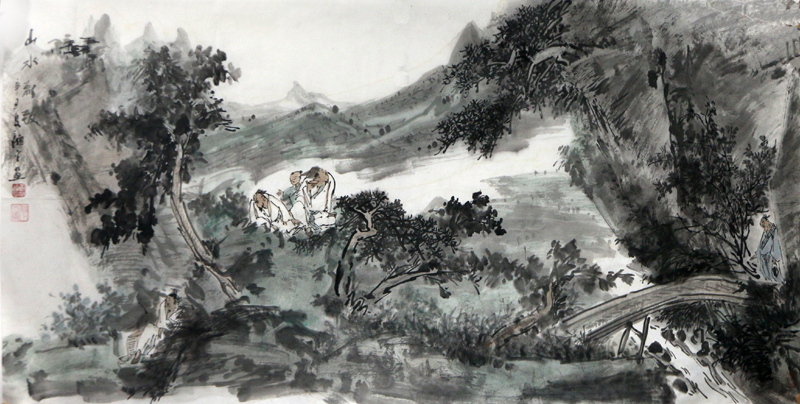 情寄临泉 山水逍遥——当代著名画家顾平先生画作（《西部成功书画家》刊载）赏析