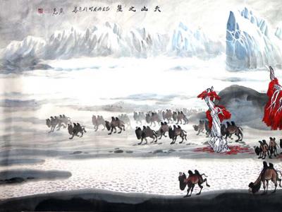 取象边塞 没骨传情——赏读首都师范大学美术学院教授舒春光先生作品（《西部成功书画家》刊载）有感