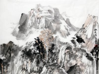 笔墨超陈法 山水映时像——太原美协名誉主席王爱忠先生作品（《西部成功书画家》刊载）浅析