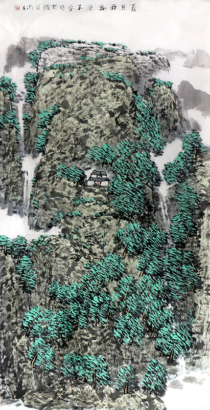 列笔写山象 皴染显情致——赏读当代著名山水画家李明久先生作品（《西部成功书画家》刊载）有感