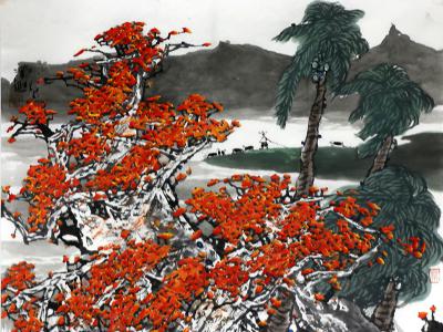 画写木棉 情寄黎乡——赏读东方市美协主席王良先生作品（《西部成功书画家》刊载）有感
