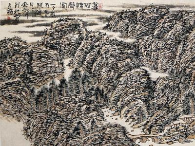 苍莽其象 笔镌金石——观王镛先生山水绘画（《西部成功书画家》刊载）有感
